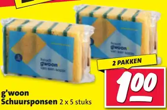 Nettorama G'woon Schuursponsen aanbieding