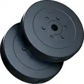 Bol.com ScSPORTS Halterschijven set 20 kg - Kunststof - 30 mm - 2 x 10 kg - Gewichten aanbieding