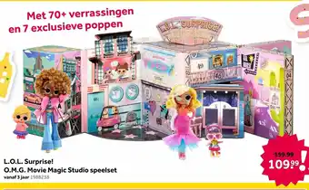 Intertoys L.O.L. Surprise! OMG Movie Magic Studio speelset aanbieding