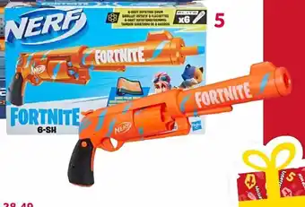 Intertoys NERF Fortnite 6 Shooter aanbieding