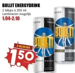 MCD Supermarkt BULLIT ENERGYDRINK aanbieding
