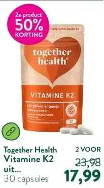 Holland & Barrett Vitamine K2 uit Gefermenteerde Kikkererwten aanbieding