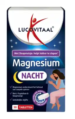 De Online Drogist Lucovitaal Magnesium Nacht Tabletten aanbieding