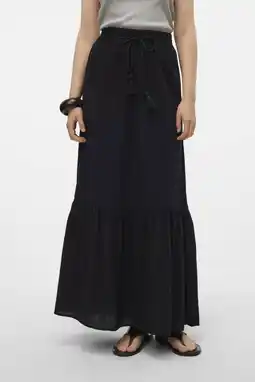 Wehkamp VERO MODA maxi rok VMPRETTY zwart aanbieding