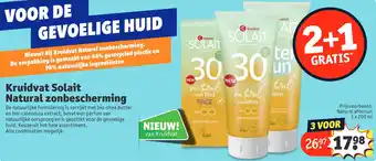 Kruidvat Kruidvat solait natural zonbescherming aanbieding