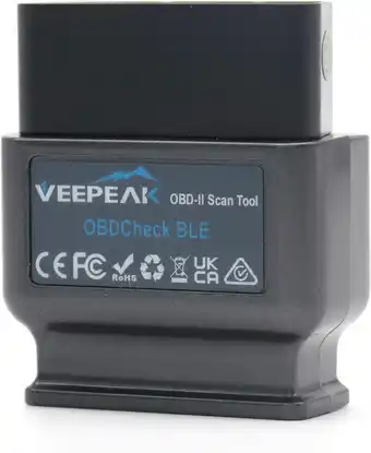 Amazon Veepeak OBDCheck BLE Bluetooth 4.0 OBD II EOBD Scanner Adapter Diagnostische codelezer voor iOS en Android aanbieding