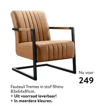 Profijt Meubel Fauteuil Tremes aanbieding