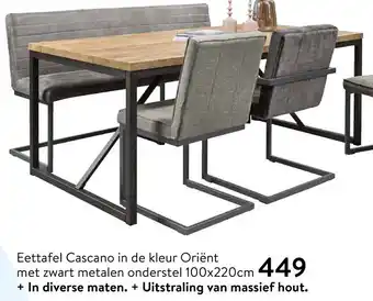 Profijt Meubel Eettafel Cascano aanbieding