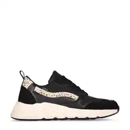 Wehkamp POSH by Poelman Charlie sneakers zwart/beige aanbieding