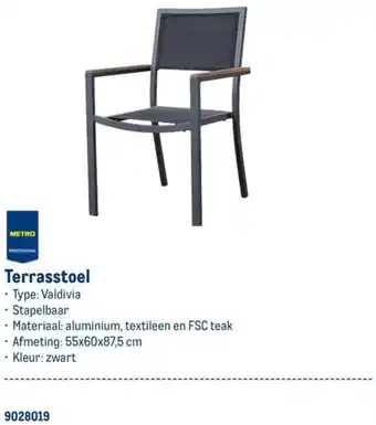 Makro Terrasstoel aanbieding