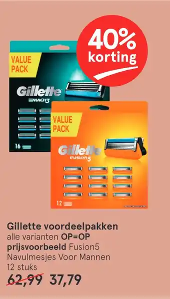 Etos Gillette voordeelpakken aanbieding