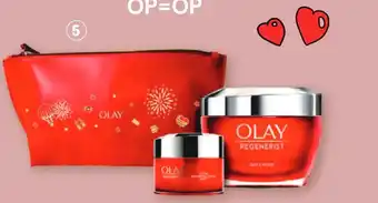 Etos Olay toilettas met dag- en nachtcrème aanbieding