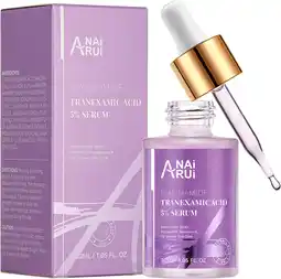 Amazon ANAiRUi Tranexamic Acid Serum, Dark Spot Correcting Serum met tranexamzuur, niacinamide en hyaluronzuur, gericht op hyperpigm aanbieding