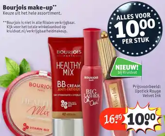 Kruidvat Bourjois make-up aanbieding