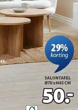 Jysk KALVEHAVE SALONTAFEL aanbieding