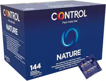 Amazon CONTROL NATURE elastische natuurlijke latex condooms - 144 stuks aanbieding