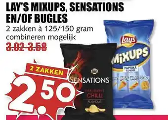 MCD Supermarkt Lay's Mixups, Sensations En-Of Bugles aanbieding