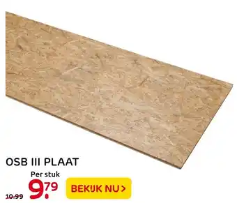 Praxis OSB III Plaat aanbieding