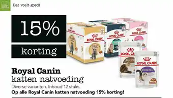 Dierspecialist Royal Canin Katten Natvoeding 15% Korting aanbieding