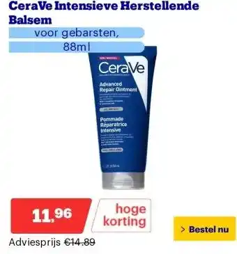 Bol.com CeraVe Intensieve Herstellende Balsem aanbieding