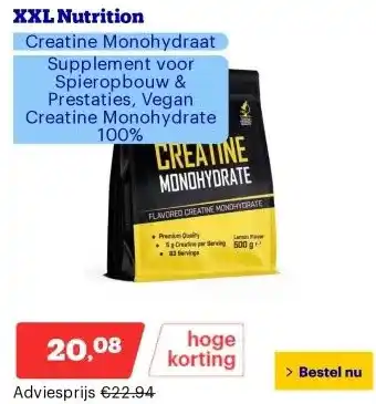 Bol.com XXL Nutrition aanbieding