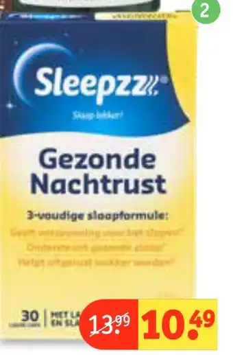 Kruidvat Sleepzz gezonde nachtrust aanbieding