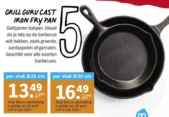 Albert Heijn Grill guru cast iron fry pan aanbieding