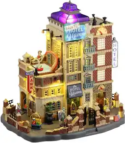 Intratuin Lemax Spooky Town kersthuisje the haunted hotel (spookhotel) 22,3 x 31 x 31,4 cm aanbieding