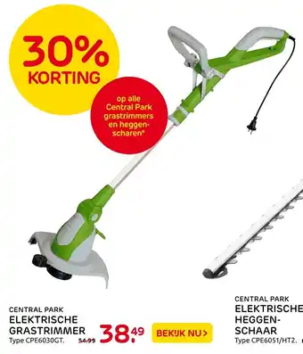 Praxis Central Park Elektrische grastrimmer | CPE6030GT aanbieding