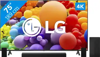 Coolblue LG 75UR78006LK + Soundbar aanbieding