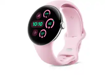 MediaMarkt Google Pixel Watch 3 - 41 Mm Zilver/roze aanbieding