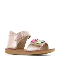 Wehkamp Shoesme leren sandalen lichtroze metallic aanbieding
