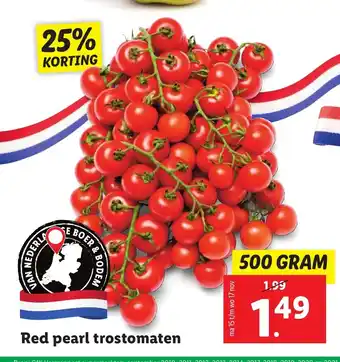 Lidl Red Pearl Trostomaten 500 gram aanbieding