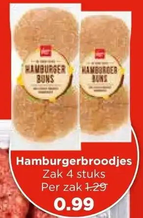 Vomar Voordeelmarkt Hamburgerbroodjes aanbieding