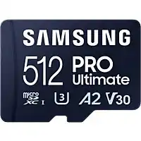 MediaMarkt SAMSUNG Samsung PRO Ultimate – micro SD kaart 512 GB – 200 & 130 MB/s – Inclusief SD Adapter aanbieding