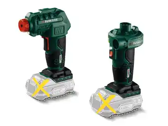 Lidl PARKSIDE Accu-compressor en -luchtpomp 20V zonder accu aanbieding