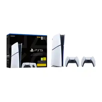 MediaMarkt Sony Playstation 5 Console Slim - Digital Edition + 2 Dualsense Controllers aanbieding