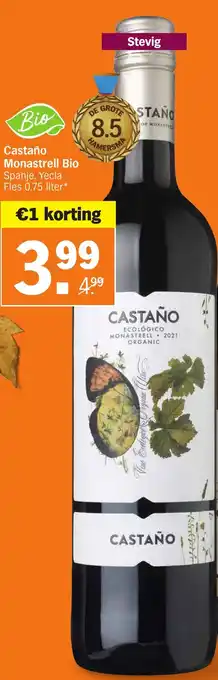 Albert Heijn Castaño Monastrell Bio aanbieding