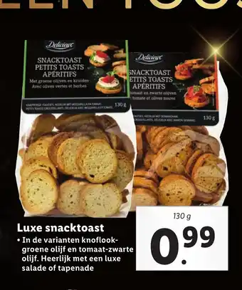 Lidl Luxe Snacktoast 130g aanbieding