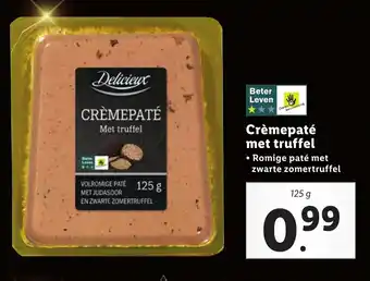 Lidl Cremepate Met Truffel 125g aanbieding