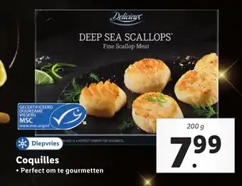 Lidl Coquilles 200g aanbieding