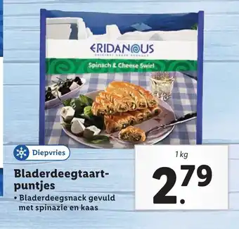 Lidl Bladerdeegtaartpuntjes 1kg aanbieding