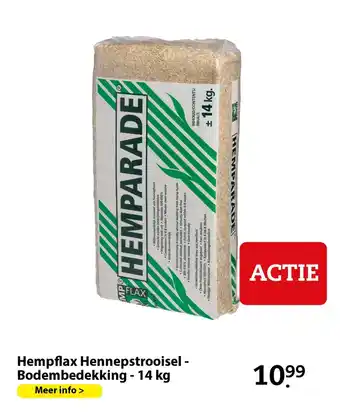 Boerenbond Hempflax Hennepstrooisel - Bodembedekking - 14 kg aanbieding