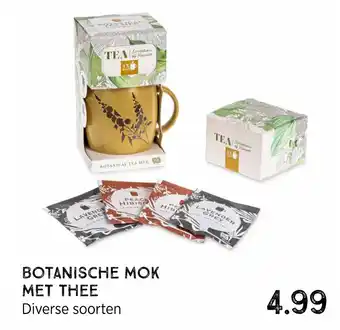 Xenos Botanische mok met thee aanbieding