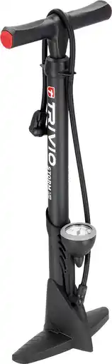 Bol.com Trivio - Breeze Fietspomp met drukmeter - Dubbel Ventiel zowel presta als schrader. type storm aanbieding