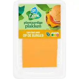 Albert Heijn AH Terra Plantaardige plakken voor op de burger aanbieding