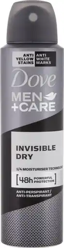 De Online Drogist Dove Men+Care Invisibly Dry Deodorant Spray aanbieding