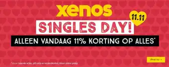 Xenos Xenos Singles Day 11% korting aanbieding