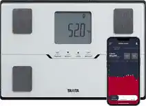 Bol.com TANITA BC-401 Slimme Personenweegschaal met Lichaamsanalyse - Met APP - Wit aanbieding