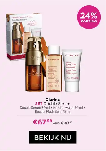 ICI Paris XL Clarins set double serum aanbieding